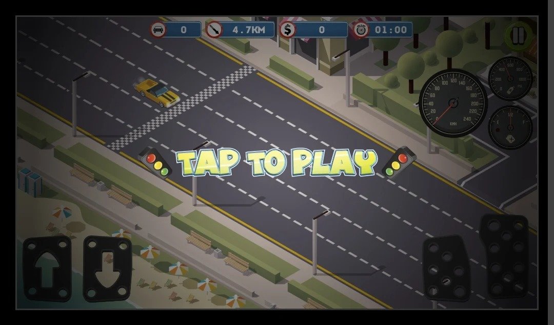 小黄汽车赛车游戏官方版（Traffic Racer）1