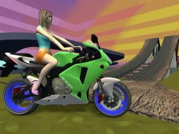 3D摩托车比赛2