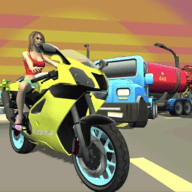 3D摩托车比赛游戏图标