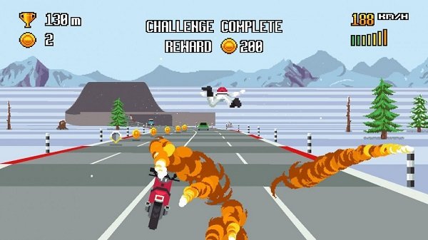 像素摩托车游戏3